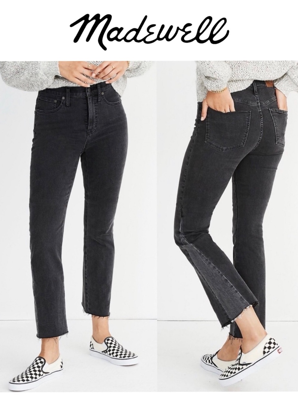 Madewell Cali Demi Boot Jeans in Hollindale Wash: Gusset Edition AA608 Ankle 24